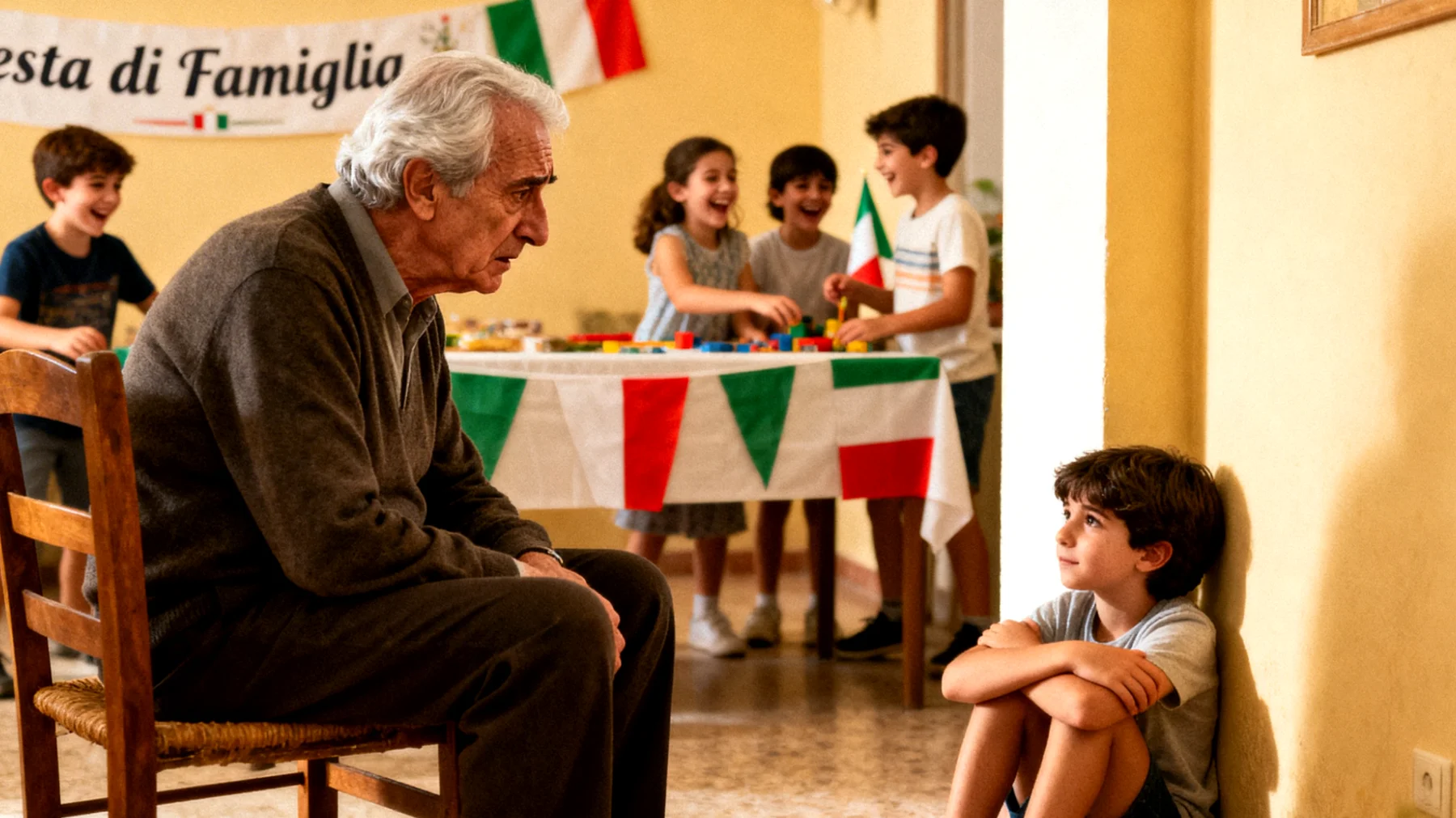 Il nonno si preoccupa perché i nipoti bambini mostrano difficoltà a relazionarsi con i coetanei, tendono a isolarsi durante gli incontri familiari o le attività di gruppo e preferiscono restare in disparte piuttosto che giocare con altri bambini"